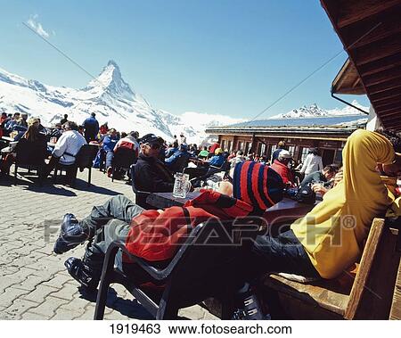 Materhorn, Apres Ski View Large Photo Image Stock Image - Materhorn, Apres Ski. Fotosearch