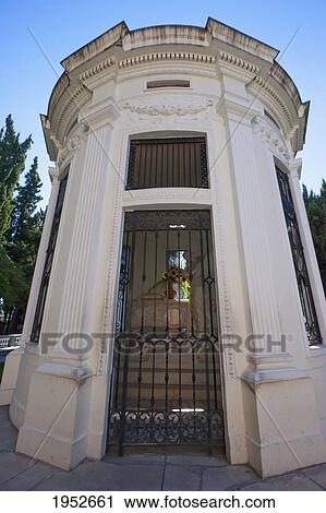 Stock Image - Mausoleum at the Cementerio General (General Cemetery), Sucre, Chuquisaca Department, Bolivia. Fotosearch
