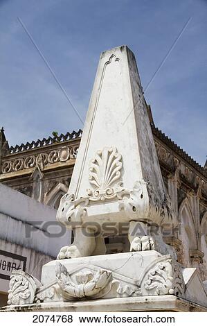 Stock Photo - Mausoleum In Cementerio De La Recoleta, Asuncion, Paraguay. Fotosearch