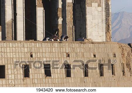 Stock Image - Mausoleum Of King Mohammad Nadir Shah (King Of Afghanistan From 1925 To 1933) On The Tapa Maranjan Ridge In Kabul,, Afghanistan. Fotosearch