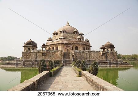 Stock Photo - Mausoleum Of Sher Shah, Sasaram, Bihar, India. Fotosearch