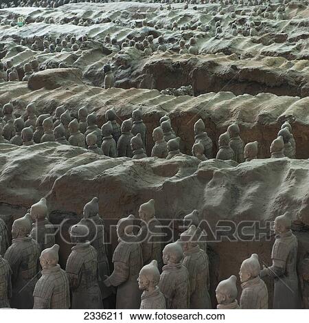 Mausoleum Of The First Qin Emperor; Xi'an, Shaanxi, China View Large Photo Image Stock Image - Mausoleum Of The First Qin Emperor; Xi'an, Shaanxi, China. Fotosearch