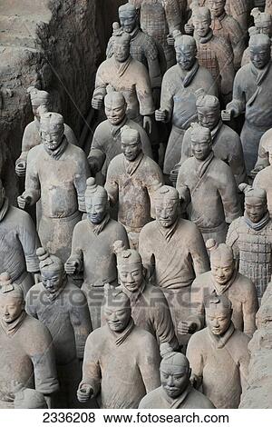 Stock Photo - Mausoleum Of The First Qin Emperor; Xi'an, Shaanxi, China. Fotosearch