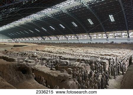 Mausoleum Of The First Qin Emperor; Xi'an, Shaanxi, China View Large Photo Image Stock Photography - Mausoleum Of The First Qin Emperor; Xi'an, Shaanxi, China. Fotosearch