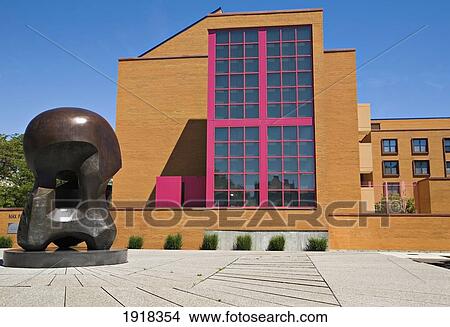 Max Pavelsky Residential Commons On University Of Chicago Campus With Modern Art, Chicago, Illinois, Usa View Large Photo Image Picture - Max Pavelsky Residential Commons On University Of Chicago Campus With Modern Art, Chicago, Illinois, Usa. Fotosearch