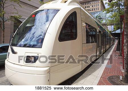 Max Train; Portland, Oregon, Usa View Large Photo Image Stock Photography - Max Train; Portland, Oregon, Usa. Fotosearch