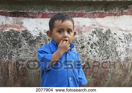 Picture - Maya Boy, Antigua, Sacatep. Fotosearch