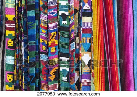 Maya Textiles, Panajachel, Solol View Large Photo Image Stock Image - Maya Textiles, Panajachel, Solol. Fotosearch