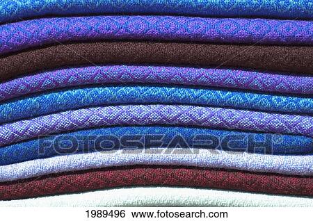 Stock Photograph - Maya Textiles, San Juan Chamula, Chiapas, Mexico. Fotosearch