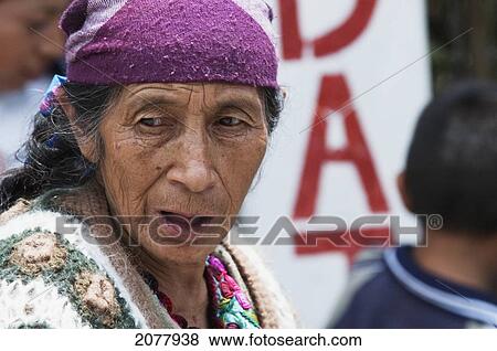 Stock Photo - Maya Woman, Panajachel, Solol. Fotosearch