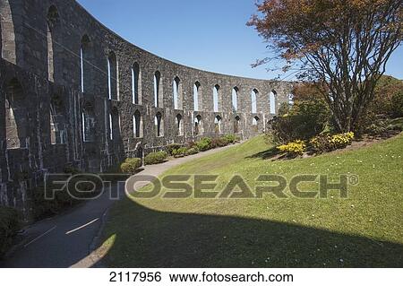 Stock Photograph - Mccaig's Tower; Oban Argyll Scotland. Fotosearch
