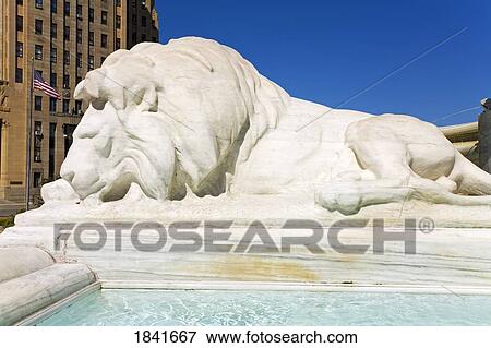 Stock Photo - Mckinley Monument In Niagra Square; Buffalo City, New York State, Usa. Fotosearch