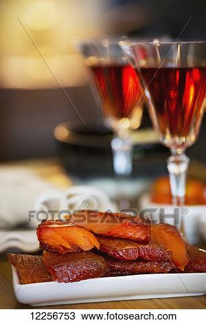 Meal of sockeye salmon with red wine; Chilliwack, British Columbia, Canada View Large Photo Image Stock Image - Meal of sockeye salmon with red wine; Chilliwack, British Columbia, Canada. Fotosearch