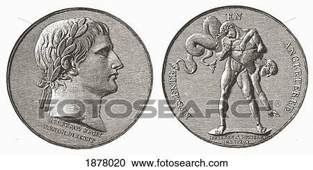 Medal Struck By Napoleon In Anticipation Of His Invasion Of England In The Early 19Th Century. From The Book Short History Of The English People By J. R. Green, Published London 1893 View Large Photo Image Stock Image - Medal Struck By Napoleon In Anticipation Of His Invasion Of England In The Early 19Th Century. From The Book Short History Of The English People By J. R. Green, Published London 1893. Fotosearch