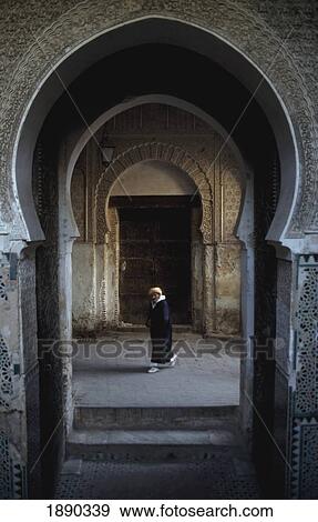 Stock Photo - Medersa El - Attarine, Fes El-Bali. Fotosearch