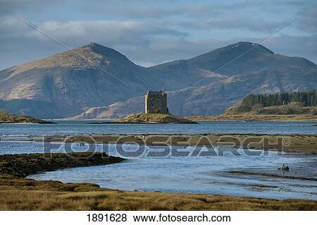 Stock Photo - Medieval Castle Stalker. Fotosearch