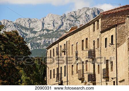 Medieval Facades In The Village Of Laguardia, Basque Country, Spain View Large Photo Image Stock Image - Medieval Facades In The Village Of Laguardia, Basque Country, Spain. Fotosearch