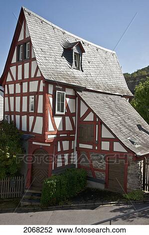 Medieval Sacristan's House Of St. Martin's Church; Oberwesel Germany View Large Photo Image Stock Image - Medieval Sacristan's House Of St. Martin's Church; Oberwesel Germany. Fotosearch