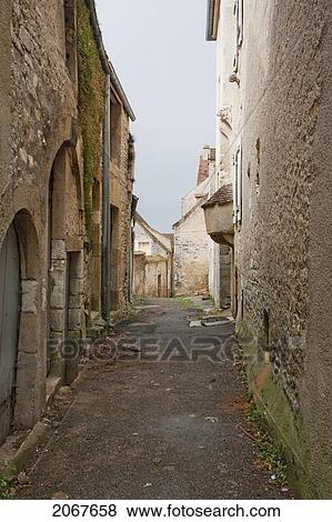 Stock Photo - Medieval Street, V. Fotosearch