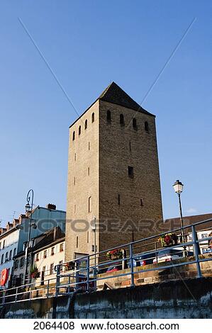 Medieval Watchtower, Strasbourg, France View Large Photo Image Stock Photo - Medieval Watchtower, Strasbourg, France. Fotosearch