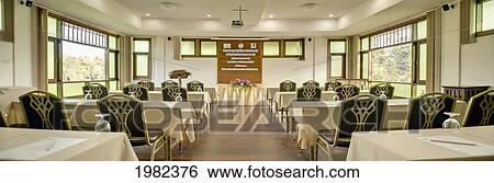Stock Photograph - Meeting Room In Horizon Village Resort And Convention Center; Chiang Mai Thailand. Fotosearch