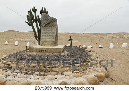 Memorial marker to Dr. Guillermo Wiese, El Brujo Archaeological Complex, La Libertad, Peru View Large Photo Image Stock Photo - Memorial marker to Dr. Guillermo Wiese, El Brujo Archaeological Complex, La Libertad, Peru. Fotosearch