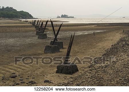 Picture - Memories of the war, Taiwan fought against China to keep Kinmen, an island less than 10km from from Chinese mainland; Jincheng, Kinmen, Taiwan. Fotosearch