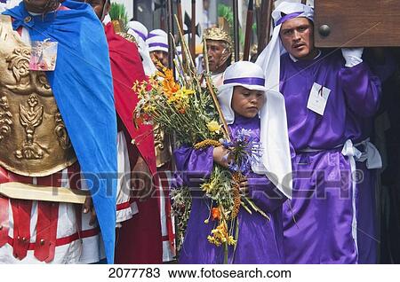 Men And Boys Wear Purple As A Sign Of Mourning At The Procession Of The Holy Cross On Good Friday In Antigua Guatemala, Sacatep View Large Photo Image Stock Image - Men And Boys Wear Purple As A Sign Of Mourning At The Procession Of The Holy Cross On Good Friday In Antigua Guatemala, Sacatep. Fotosearch