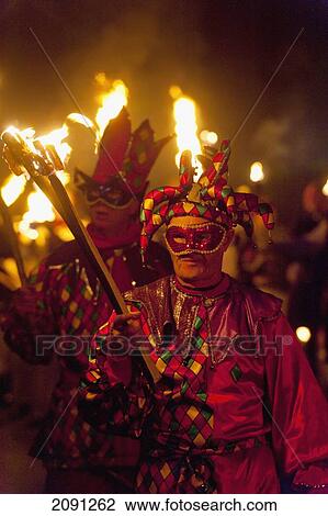 Men Dressed As Jester At Bonfire Night In Mayfield, East Sussex, Uk View Large Photo Image Stock Image - Men Dressed As Jester At Bonfire Night In Mayfield, East Sussex, Uk. Fotosearch
