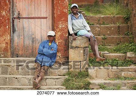 Men In Ambohimanga, Antananarivo Province, Madagascar View Large Photo Image Stock Photo - Men In Ambohimanga, Antananarivo Province, Madagascar. Fotosearch