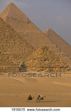 Men On Camels Beside The Pyramids View Large Photo Image Stock Image - Men On Camels Beside The Pyramids. Fotosearch