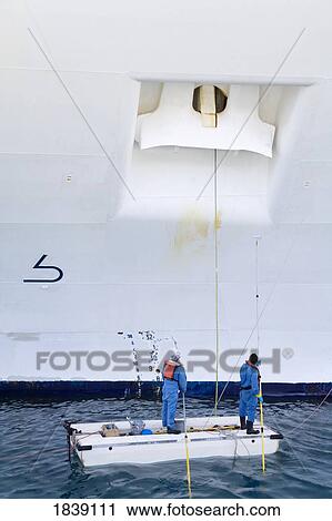 Men Painting Ship; Charlotte Amalie, St. Thomas Island, U. S. Virgin Islands View Large Photo Image Stock Image - Men Painting Ship; Charlotte Amalie, St. Thomas Island, U. S. Virgin Islands. Fotosearch