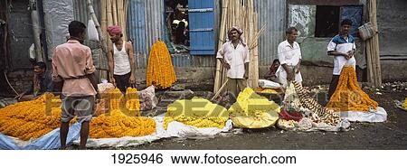Men Selling Garlands View Large Photo Image Stock Photograph - Men Selling Garlands. Fotosearch