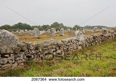 Menhirs In The The Menec Alignments, Carnac, Morbihan, France View Large Photo Image Picture - Menhirs In The The Menec Alignments, Carnac, Morbihan, France. Fotosearch