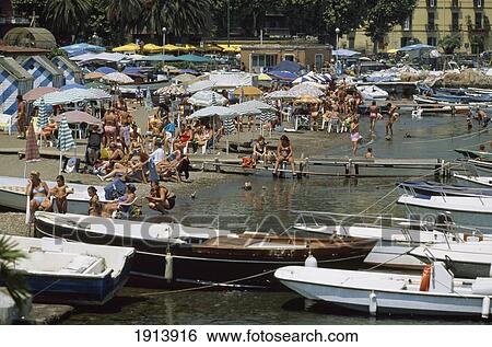 Stock Photograph - Mergellina Harbour. Fotosearch