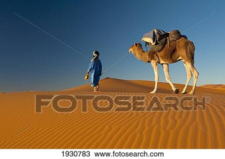 Stock Image - Merzouga, Morocco.. Fotosearch