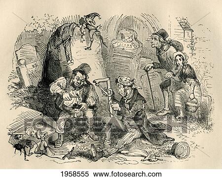 Stock Photography - Messrs. Codlin, Short And Company. From The Old Curiosity Shop By Charles Dickens.. Fotosearch