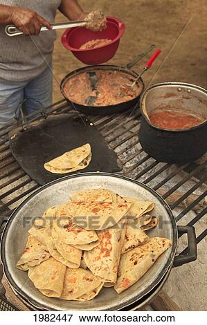 Mexican Tortilla Beans And Salsa At Sierra La Laguna Near Los Cabos Area; San Jose Del Cabo Baja California Mexico View Large Photo Image Stock Photo - Mexican Tortilla Beans And Salsa At Sierra La Laguna Near Los Cabos Area; San Jose Del Cabo Baja California Mexico. Fotosearch