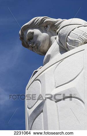 Picture - Mexico, Basilica Of Our Lady Of Guadalupe; Mexico City, Knight Statue. Fotosearch