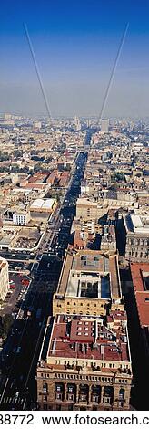 Stock Image - Mexico City As Seen From Torre Latinoamericana. Fotosearch