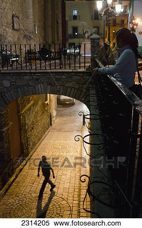 Mexico, Guanajuato, Guanajuato, Night scene in downtown View Large Photo Image Stock Photography - Mexico, Guanajuato, Guanajuato, Night scene in downtown. Fotosearch