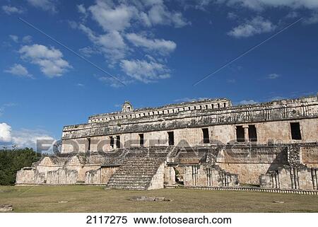 Stock Photography - Mexico, Yucatan, Kabah, El Palacio (the Palace). Fotosearch
