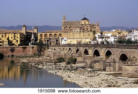 Stock Photo - Mezquita & Puento Romano. Fotosearch