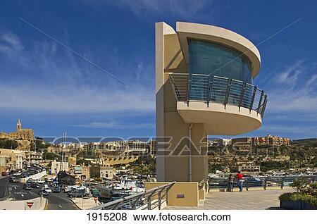 Stock Photo - Mgarr Harbour Terminal. Fotosearch