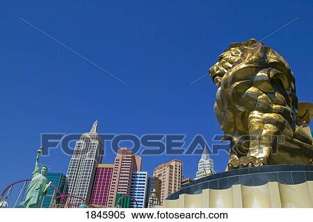 Mgm And New York New York Hotel And Casino; Las Vegas, Nevada, Usa View Large Photo Image Stock Photography - Mgm And New York New York Hotel And Casino; Las Vegas, Nevada, Usa. Fotosearch