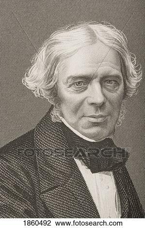 Michael Faraday, 1791-1867. British Scientist. Engraved By D. J. Pound From A Photograph By Mayall. From The Book The Drawing-Room Portrait Gallery Of Eminent Personages Published In London 1859. View Large Photo Image Stock Image - Michael Faraday, 1791-1867. British Scientist. Engraved By D. J. Pound From A Photograph By Mayall. From The Book The Drawing-Room Portrait Gallery Of Eminent Personages Published In London 1859.. Fotosearch