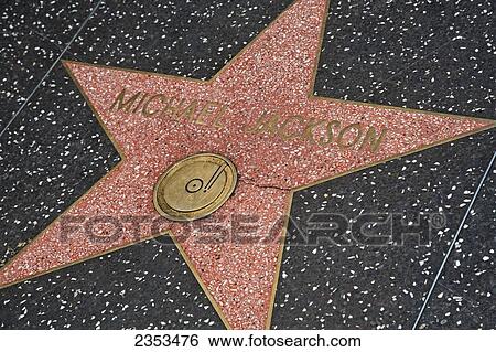 Michael Jackson Star On Hollywood Boulevard; Hollywood, California, United States Of America View Large Photo Image Stock Photograph - Michael Jackson Star On Hollywood Boulevard; Hollywood, California, United States Of America. Fotosearch