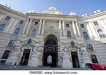 Stock Image - Michaelertor of the Hofburg Imperial Palace, Vienna (Wien), Austria. Fotosearch