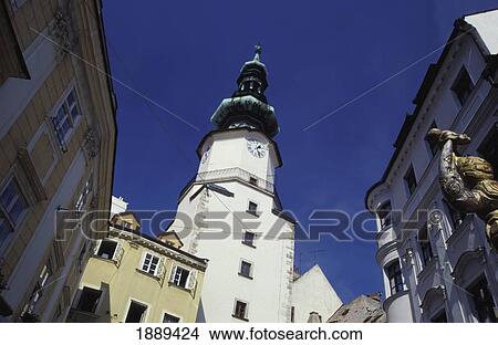 Michalska Gatehouse In The Old Town View Large Photo Image Picture - Michalska Gatehouse In The Old Town. Fotosearch