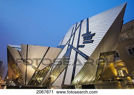 Stock Image - Micheal Lee Chin Crystal, Rom, Toronto, Ontario. Fotosearch